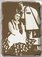 Miktoria Calma - Halka -Lesław Finze - Jontek w premierowym spektaklu 14 czerwca 1945, fot. Grzegorz Mehring